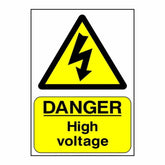 STICKER: DANGER HIGH VOLTAGE